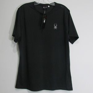 Spyder short sleeve alpine mesh tech black